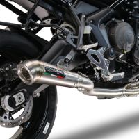 Escape compatível com Triumph Tiger Sport 660 2022-2024, Powercone Evo, Escape completo, não legal para países da UE, com db killer removível 