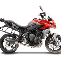 Escape compatível com Triumph Tiger Sport 660 2022-2024, M3 Black Titanium, Escape completo, não legal para países da UE, com db killer removível 