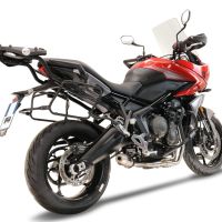 Escape compatível com Triumph Tiger Sport 660 2022-2024, Deeptone Inox, Escape completo, não legal para países da UE, com db killer removível 