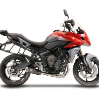 Escape compatível com Triumph Tiger Sport 660 2022-2024, M3 Black Titanium, Escape completo, não legal para países da UE, com db killer removível 
