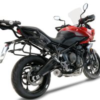 Escape compatível com Triumph Tiger Sport 660 2022-2024, M3 Black Titanium, Escape completo, não legal para países da UE, com db killer removível 