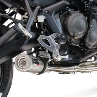 Escape compatível com Triumph Tiger Sport 660 2022-2024, M3 Inox , Escape completo, não legal para países da UE, com db killer removível 