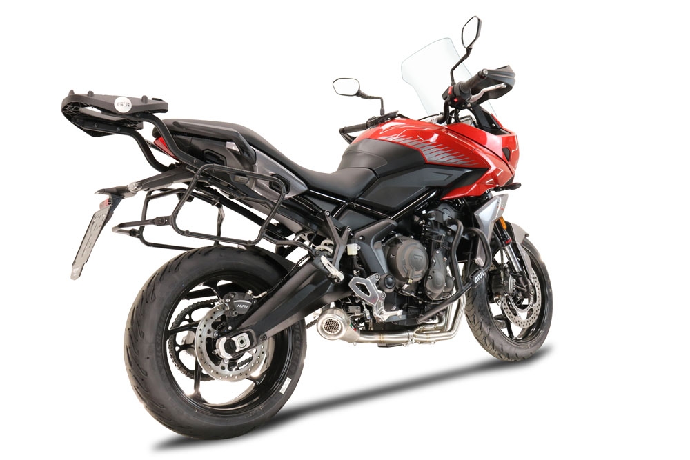 Escape compatível com Triumph Tiger Sport 660 2022-2024, Powercone Evo, Escape completo, não legal para países da UE, com db killer removível 