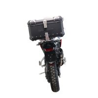 Top case maletas GPR TECH compatível com Triumph Tiger 1200 Gt - Rally 2022/2024 e5 Top Case Alpi-Tech em alumínio, cor preta com placa específica incluída Capacidade Litros 55