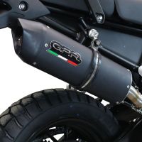 Escape compatível com Triumph Tiger 850 2020-2024, Furore Evo4 Nero, Escape legal, homologado, silenciador com db killer removível e tubo de ligação específico 
