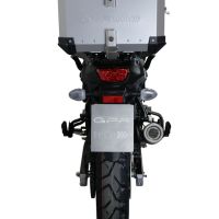 Top case maletas GPR TECH compatível com Suzuki V-Strom Dl 650 2021/2024 e5 Top Case Alpi-Tech em alumínio, cor preta com placa específica incluída Capacidade Litros 35