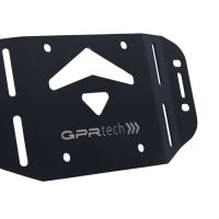 Top case maletas GPR TECH compatível com Kawasaki Versys 1000 i.e. 2021/2024 e5 Top Case Alpi-Tech em alumínio, cor preta com placa específica incluída Capacidade Litros 45