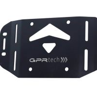 Top case maletas GPR TECH compatível com Kawasaki Versys 1000 i.e. 2021/2024 e5 Top Case Alpi-Tech em alumínio, cor preta com placa específica incluída Capacidade Litros 45