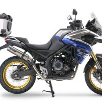 Escape compatível com Voge 525DSX 2023-2024, M3 Inox , Escape legal, homologado, silenciador com db killer removível e tubo de ligação específico 