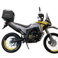 Top case maletas GPR TECH compatível com Voge 300Rally 2022/2024 e5 Top Case Alpi-Tech em alumínio, cor preta com placa específica incluída Capacidade Litros 35