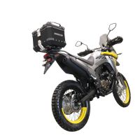 Top case maletas GPR TECH compatível com Voge 300Rally 2022/2024 e5 Top Case Alpi-Tech em alumínio, cor preta com placa específica incluída Capacidade Litros 26