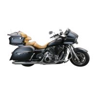 GPR escape compatível com Kawasaki Vulcan VN 1700 Voyager 2011-2024, Maxy Deeptone Cruiser, Par de silenciosos de escape homologadas, com db killer removível e tubos de ligação específicos 