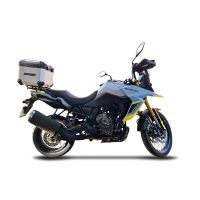 Top case maletas GPR TECH compatível com Suzuki V-STROM DL 800 DE - SE 2023-2024 e5 Top Case Alpi-Tech em alumínio, cor prata com placa específica incluída Capacidade Litros 45