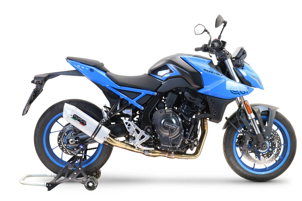 Escape compatível com Suzuki Gsx-8S 2022-2024, Albus Ceramic, Escape completo, não legal para países da UE, com db killer removível 