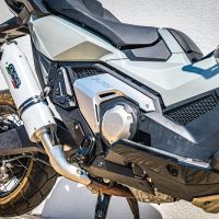 Escape compatível com Honda X-Adv 750 2016-2020, Albus Evo4, Escape legal, homologado, silenciador com db killer removível e tubo de ligação específico 