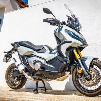 Escape compatível com Honda X-Adv 750 2016-2020, Albus Evo4, Escape legal, homologado, silenciador com db killer removível e tubo de ligação específico 