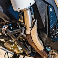 Escape compatível com Honda X-Adv 750 2016-2020, Albus Evo4, Escape legal, homologado, silenciador com db killer removível e tubo de ligação específico 