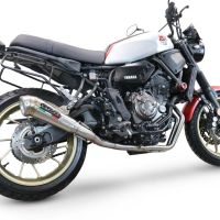 Escape compatível com Yamaha Xsr 700 2021-2024, Powercone Evo, Escape completo, não legal para países da UE, com db killer removível 