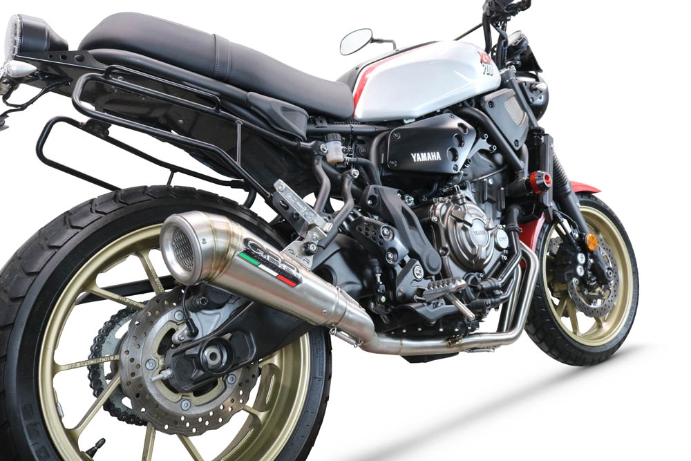 Escape compatível com Yamaha Xsr 700 2021-2024, Powercone Evo, Escape completo, não legal para países da UE, com db killer removível 