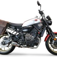 Escape compatível com Yamaha Xsr 700 2021-2024, M3 Inox , Escape completo, não legal para países da UE, com db killer removível 