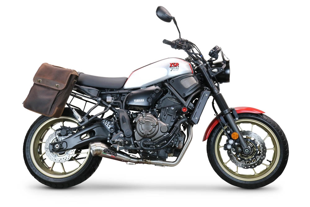 Escape compatível com Yamaha Xsr 700 2021-2024, Powercone Evo, Escape completo, não legal para países da UE, com db killer removível 