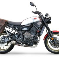 Escape compatível com Yamaha Xsr 700 2021-2024, Powercone Evo, Escape completo, não legal para países da UE, com db killer removível 