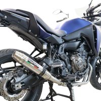 Escape compatível com Yamaha Tracer 700 2020-2021, Deeptone Inox, Escape completo, não legal para países da UE, com db killer removível 