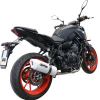 GPR escape compatível com  Yamaha Mt-07  2021-2024, Albus Evo4, Sistema homologado com catalisador linha completa, silencioso mais coletor 