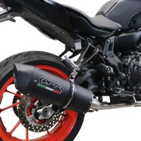 GPR escape compatível com  Yamaha Mt-07  2021-2024, Furore Nero, Escape racing linha completa, silencioso mais coletor com dbkiller, não homologado  