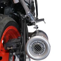 Escape compatível com Yamaha Mt-07 2021-2024, M3 Poppy , Escape completo, não legal para países da UE, com db killer removível 