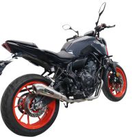 Escape compatível com Yamaha Mt-07 2021-2024, Powercone Evo, Escape completo, não legal para países da UE, com db killer removível 