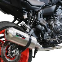 Escape compatível com Yamaha Mt-07 2014-2016, Satinox , Sistema homologado,legal, linha completa, incluindo db killer removível mais coletor 