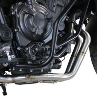 Escape compatível com Yamaha Xsr 700 2017-2020, Furore Nero, Escape completo, não legal para países da UE, com db killer removível 