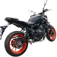 Escape compatível com Yamaha Mt-07 2021-2024, Powercone Evo, Escape completo, não legal para países da UE, com db killer removível 