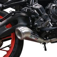 Escape compatível com Yamaha Mt-07 2021-2024, Powercone Evo, Escape completo, não legal para países da UE, com db killer removível 