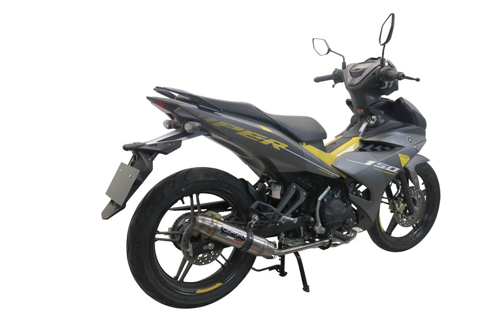 Escape compatível com Yamaha Sniper 150 2021-2022, Deeptone Inox, Escape racing linha completa, silencioso mais coletor com dbkiller, não homologado 