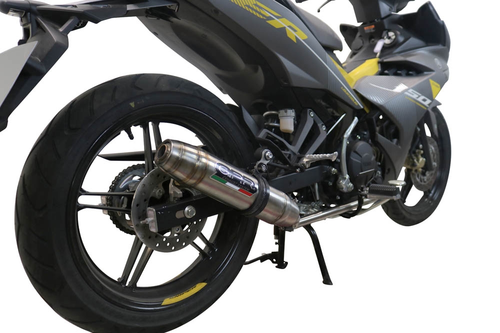 Escape compatível com Yamaha Sniper 150 2021-2022, Deeptone Inox, Escape racing linha completa, silencioso mais coletor com dbkiller, não homologado 