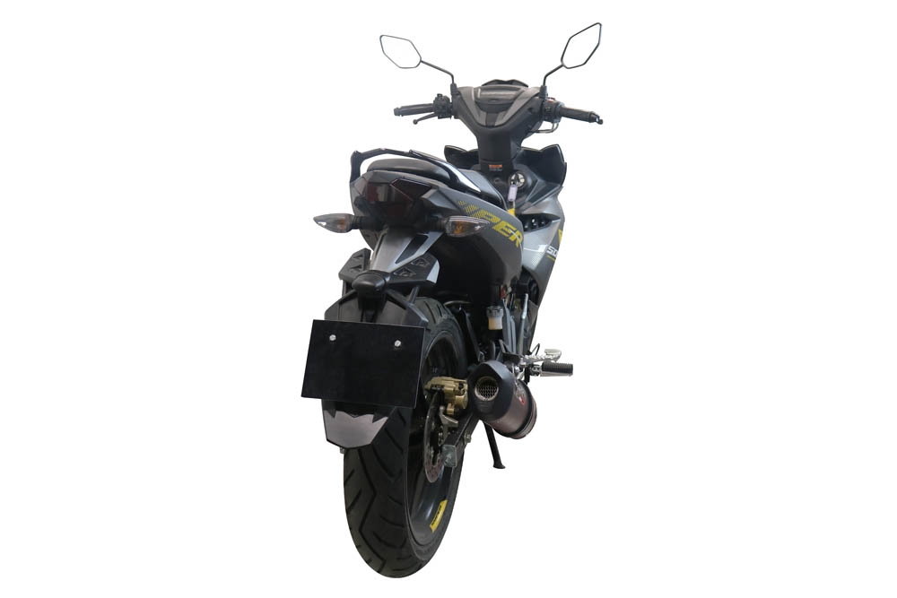 Escape compatível com Yamaha Sniper 150 2021-2022, Furore Nero, Escape racing linha completa, silencioso mais coletor com dbkiller, não homologado 