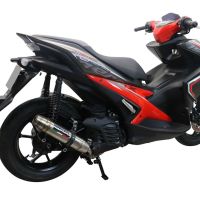 Escape compatível com Yamaha Aerox 155 2021-2022, Deeptone Inox, Escape racing linha completa, silencioso mais coletor com dbkiller, não homologado 