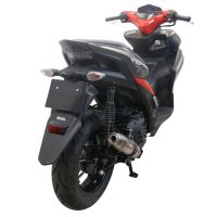 Escape compatível com Yamaha Aerox 155 2021-2022, Deeptone Inox, Escape racing linha completa, silencioso mais coletor com dbkiller, não homologado 