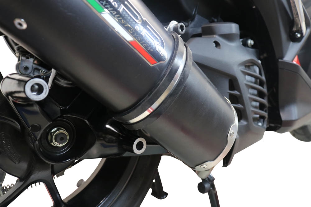 Escape compatível com Yamaha Aerox 155 VVA 2021-2023, Furore Nero, Escape racing linha completa, silencioso mais coletor com dbkiller, não homologado 