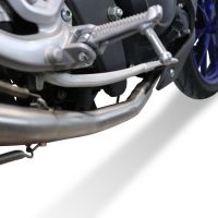 Escape compatível com Yamaha Mt 125 2021-2025, Albus Ceramic, Escape completo, não legal para países da UE, com db killer removível 
