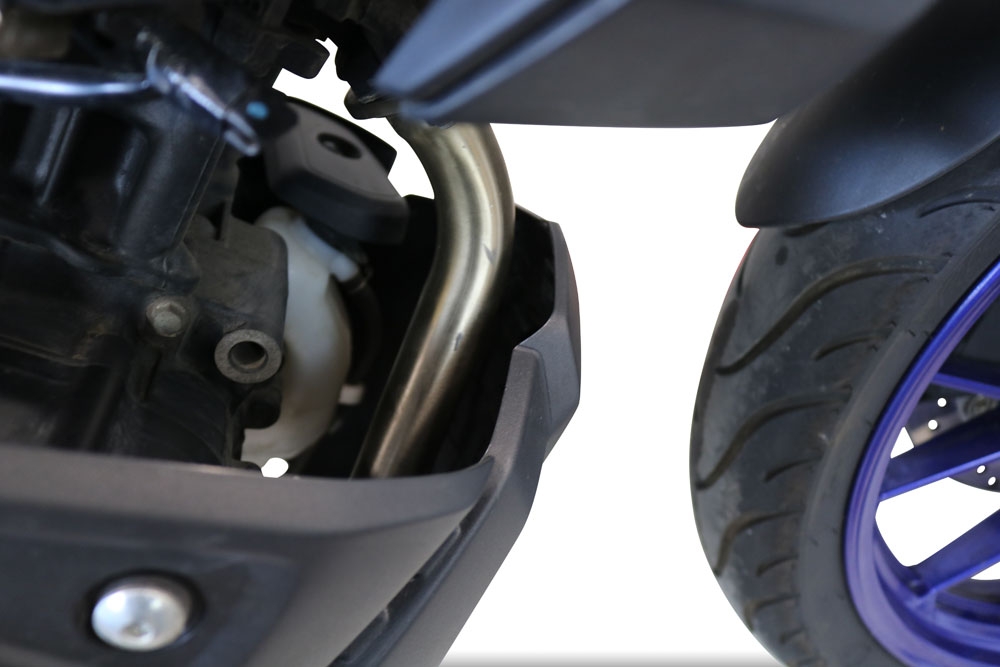 Escape compatível com Bmw G 310 Gs 2022-2024, Satinox , Escape completo, não legal para países da UE, com db killer removível 