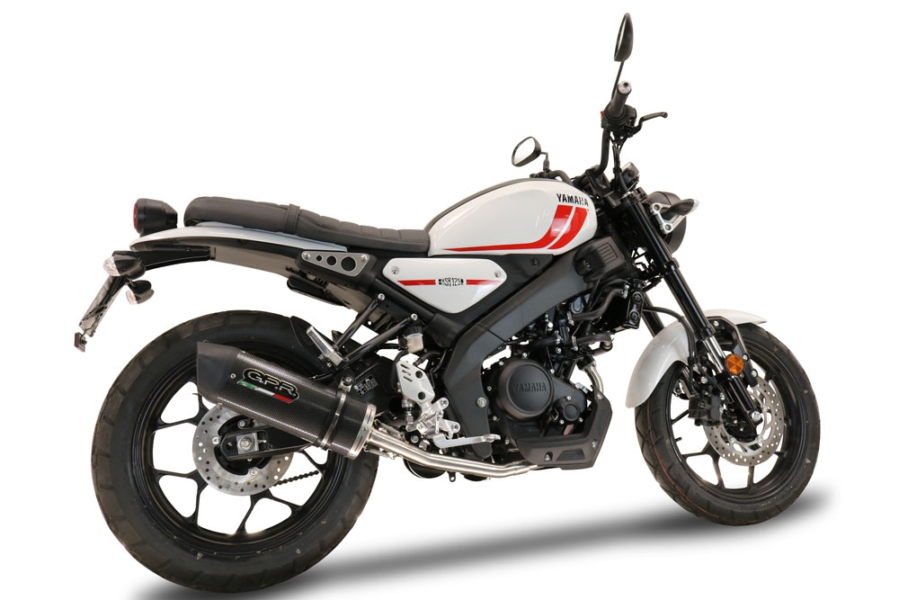 Escape compatível com Yamaha XSR 125 2021-2025, Furore Poppy, Escape completo, não legal para países da UE, com db killer removível 