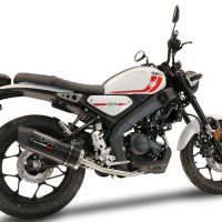 Escape compatível com Yamaha XSR 125 2021-2025, Furore Poppy, Escape completo, não legal para países da UE, com db killer removível 