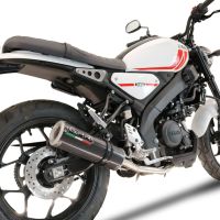 Escape compatível com Yamaha XSR 125 2021-2025, M3 Poppy , Escape completo, não legal para países da UE, com db killer removível 