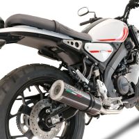Escape compatível com Yamaha XSR 125 2021-2025, M3 Poppy , Escape completo, não legal para países da UE, com db killer removível 