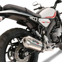 Escape compatível com Yamaha XSR 125 2021-2025, Satinox , Escape completo, não legal para países da UE, com db killer removível 