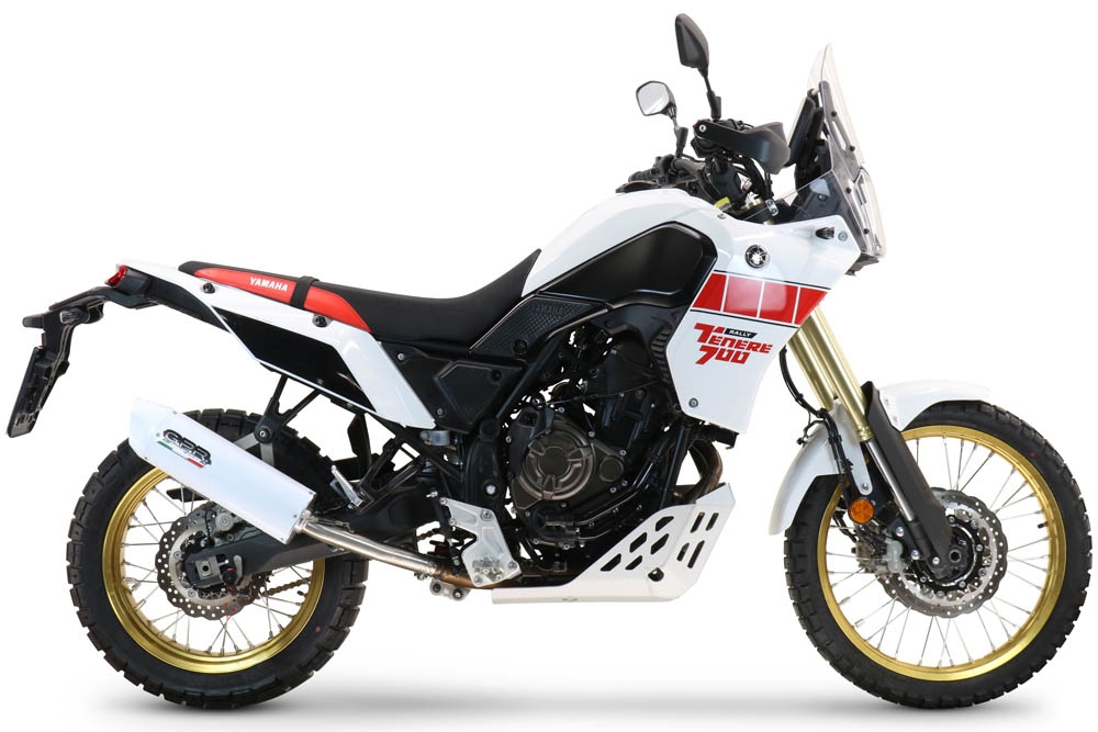 Escape compatível com Yamaha Tenere 700 2019-2020, Albus Evo4, Escape legal, homologado, silenciador com db killer removível e tubo de ligação específico 