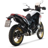 Escape compatível com Yamaha Tenere 700 2019-2020, Furore Evo4 Nero, Escape legal, homologado, silenciador com db killer removível e tubo de ligação específico 